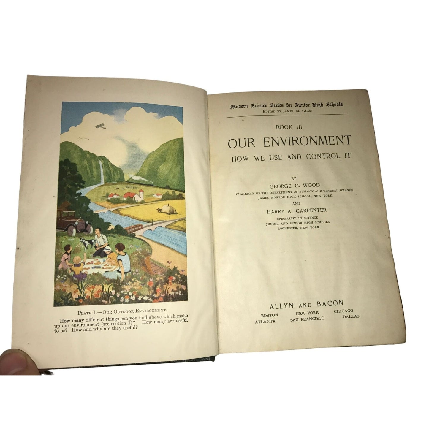 Our Environment - How we use and control it - wood and carpenter Book