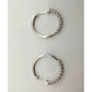 Simply Stunning 1/2 ct Natural Diamond Hoop Earrings - Sterling Silver