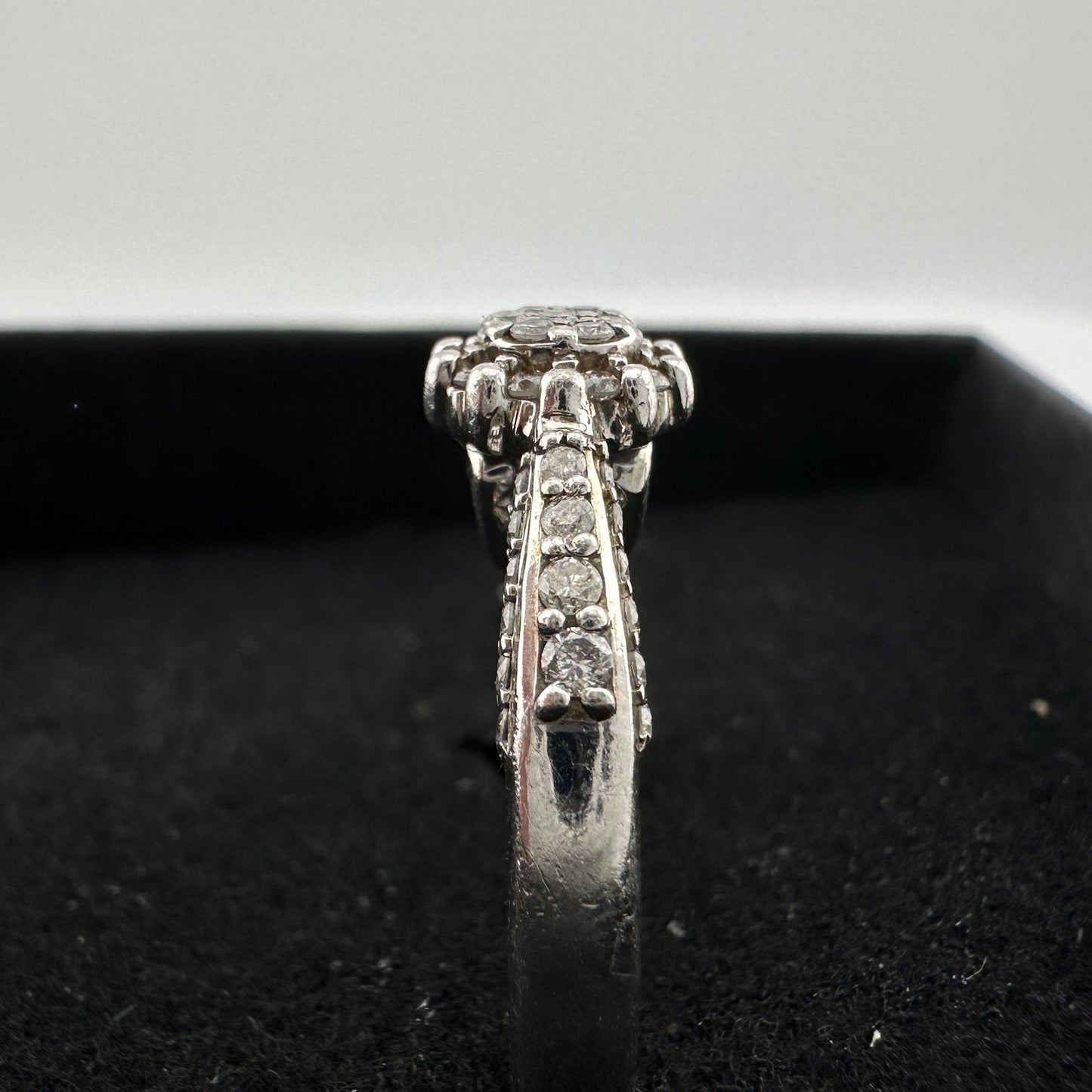 "Pure Love" 2/5 carat Natural Diamond Ring - Size 7