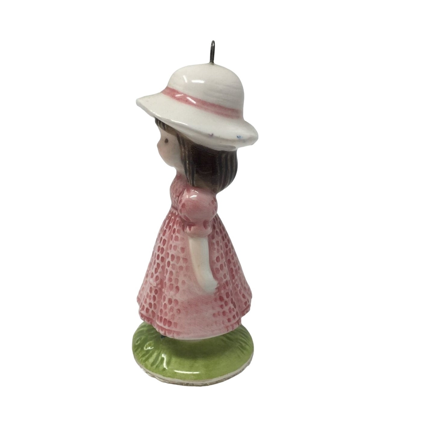 Panda Prints Inc Schmid Collection Farm Girl Ceramic Ornament (3'') - Made in Japan