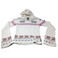 Juniors- Vintage Abercrombie and Fitch Hoodie Sweater - fun deer, heart and chevrons design - Great Design