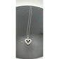 Beautiful 1/2 Carat Natural Diamond Heart Pendant Necklace with .925 Sterling Chain