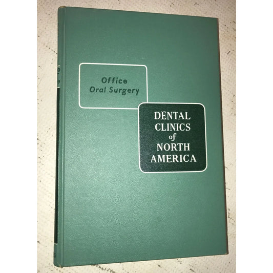 Saunders DENTAL CLINICS OF NORTH AMERICA Hardcover Dentistry Book - A+ Stuff