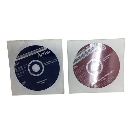 Vintage Discs (2) IBM Aptiva For Machine Type 2158