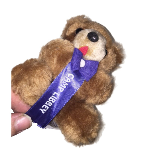 Telemarks Specialty Stuffed Toys- Camp Libbey Small Stuffed Teddy Bear