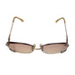 YSL - Yves Saint Laurent Amber / Rose Colored Rimless Sunglasses with Case
