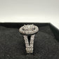Brilliant 1/2 Ct Split Shank Lab Created Diamond Ring - Beautiful! - Size 6.75