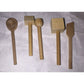 Vintage Doll Sized Wooden Kitchen Utensils & Rack Magnet