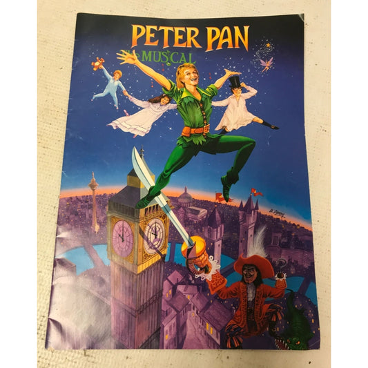 Peter Pan The Musical Vintage Souvenir Program