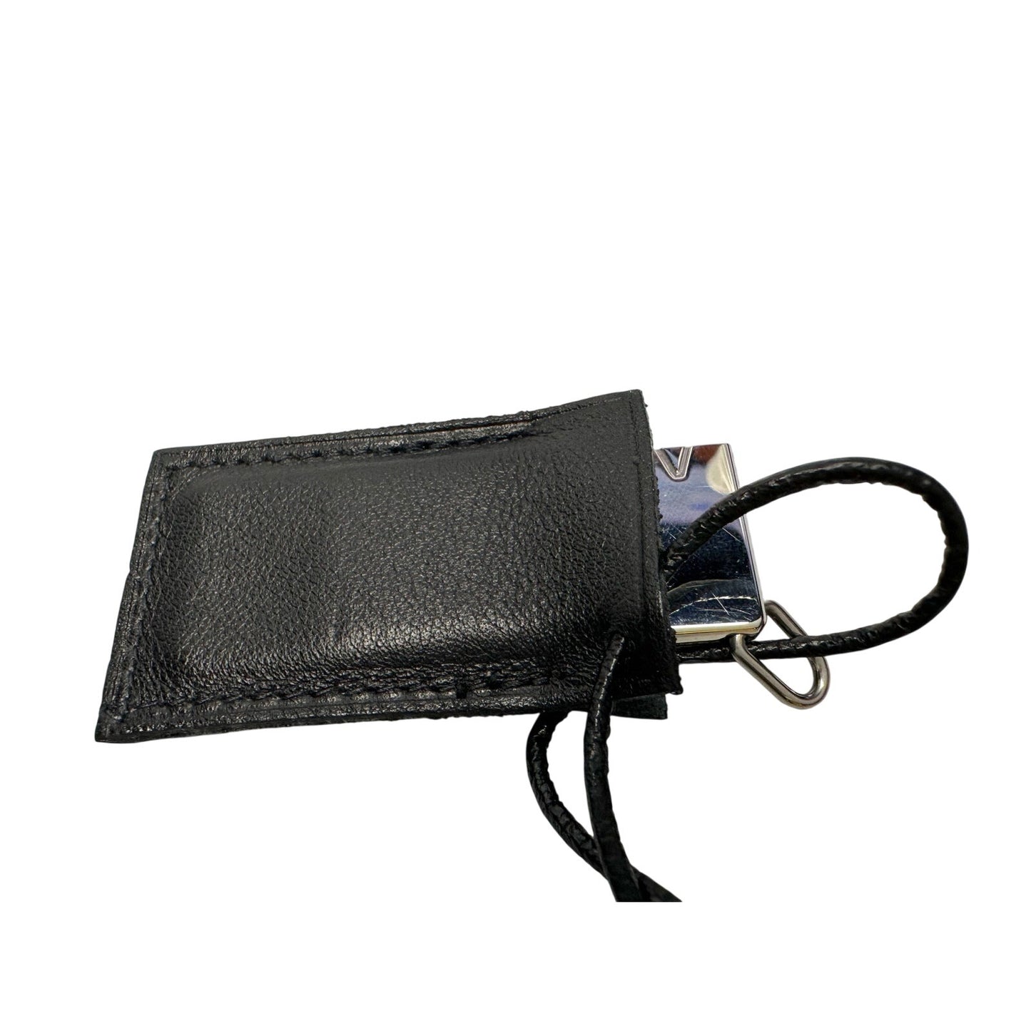 Hermes Leather Cord "AMOUR" (Top Only) Symbols Pendant