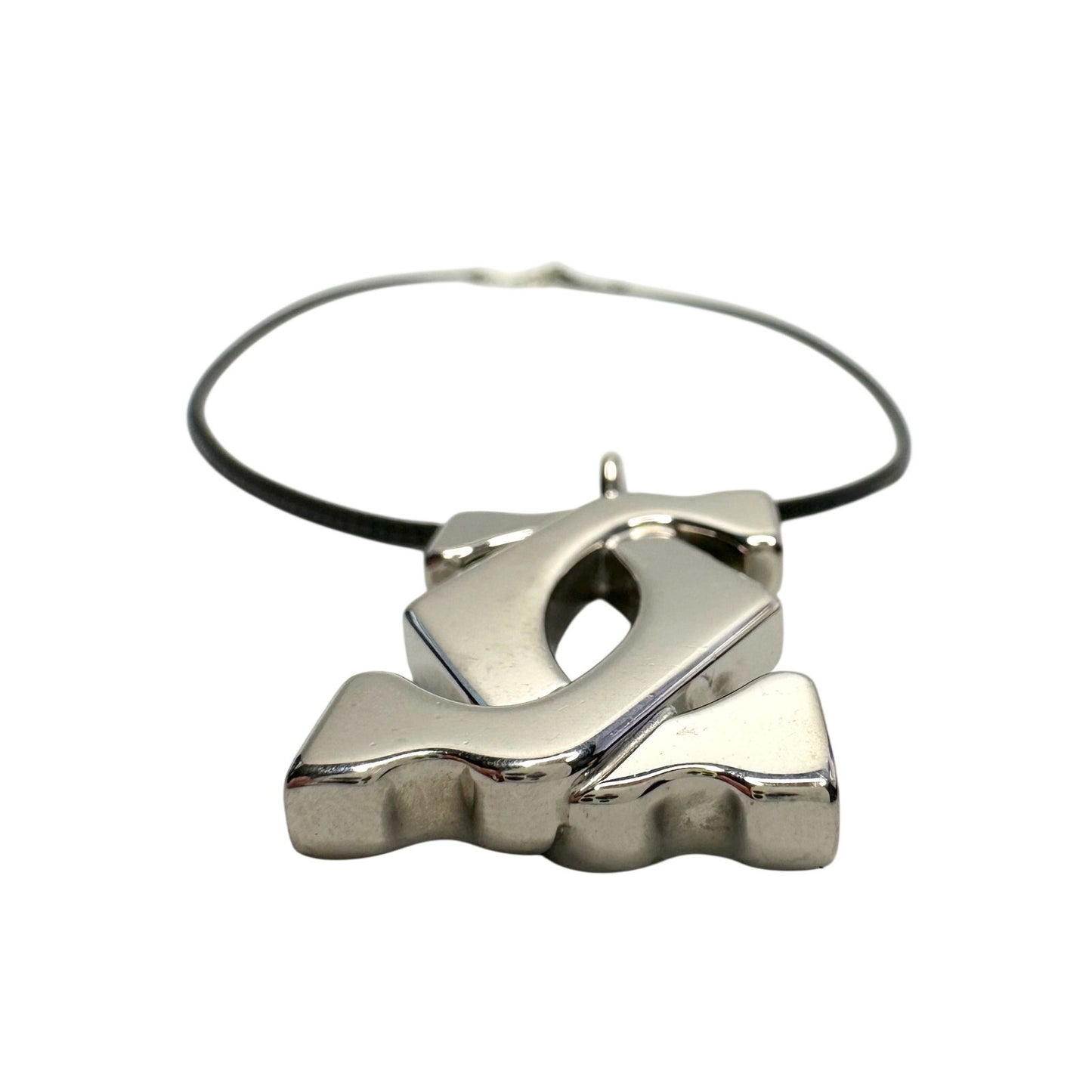 Cartier 2C Logo Pendant  (aka C De Cartier Necklace Top)