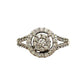 Brilliant 1/2 Ct Split Shank Lab Created Diamond Ring - Beautiful! - Size 6.75 Sun  A+ Stuff Diamond Ring