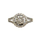 Brilliant 1/2 Ct Split Shank Lab Created Diamond Ring - Beautiful! - Size 6.75