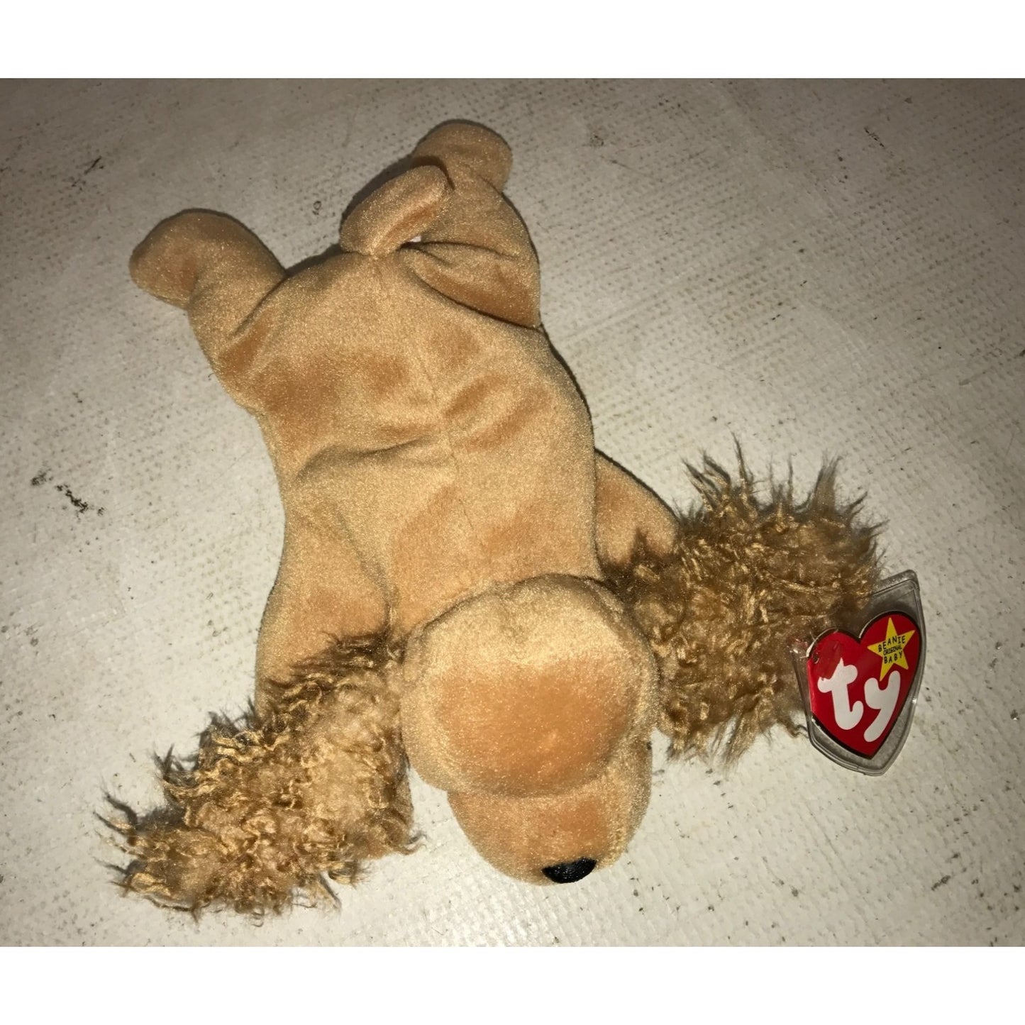 Vintage 1997 TY Beanie Baby with Tags Spunky the Dog