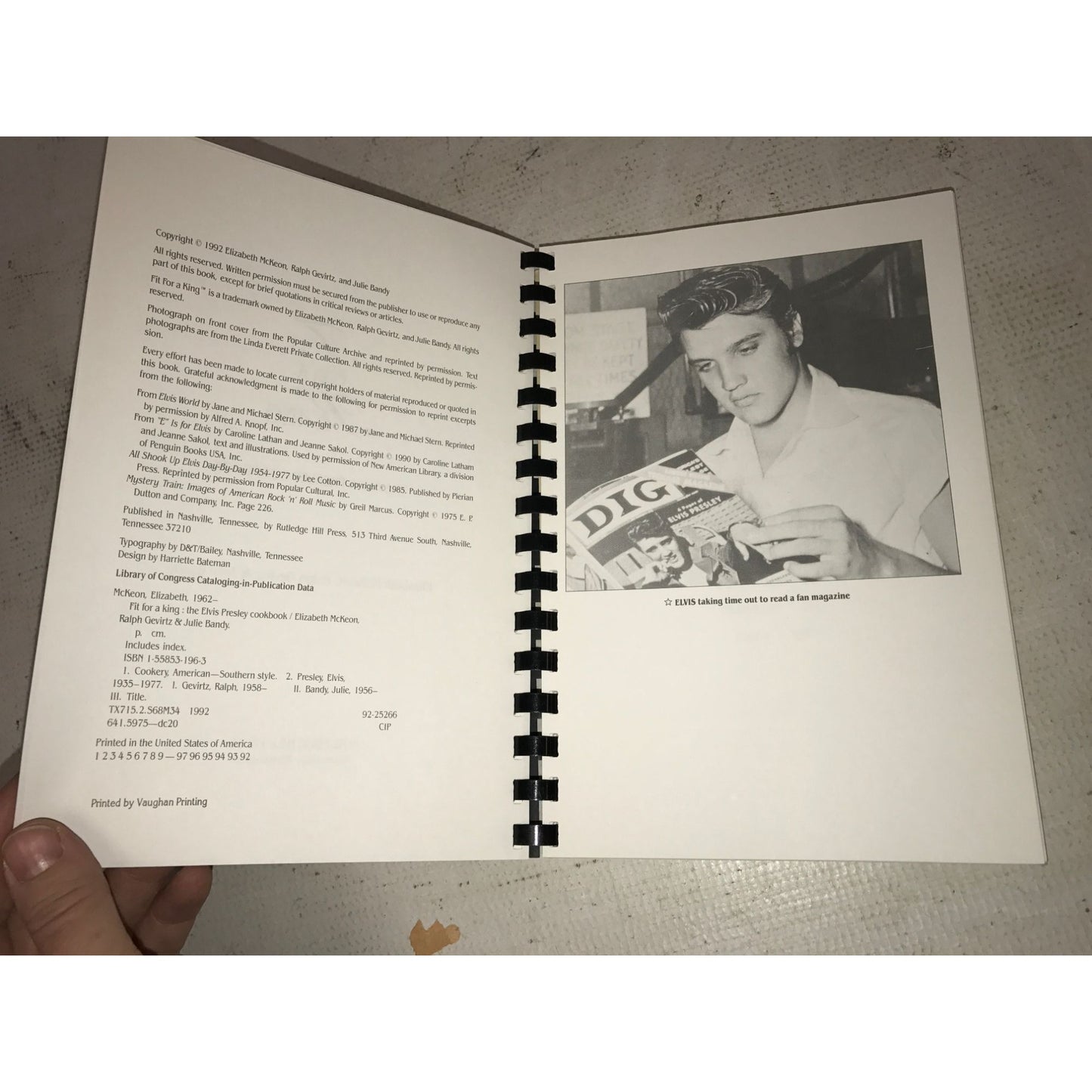 Fit for A King The Elvis Presley Cookbook