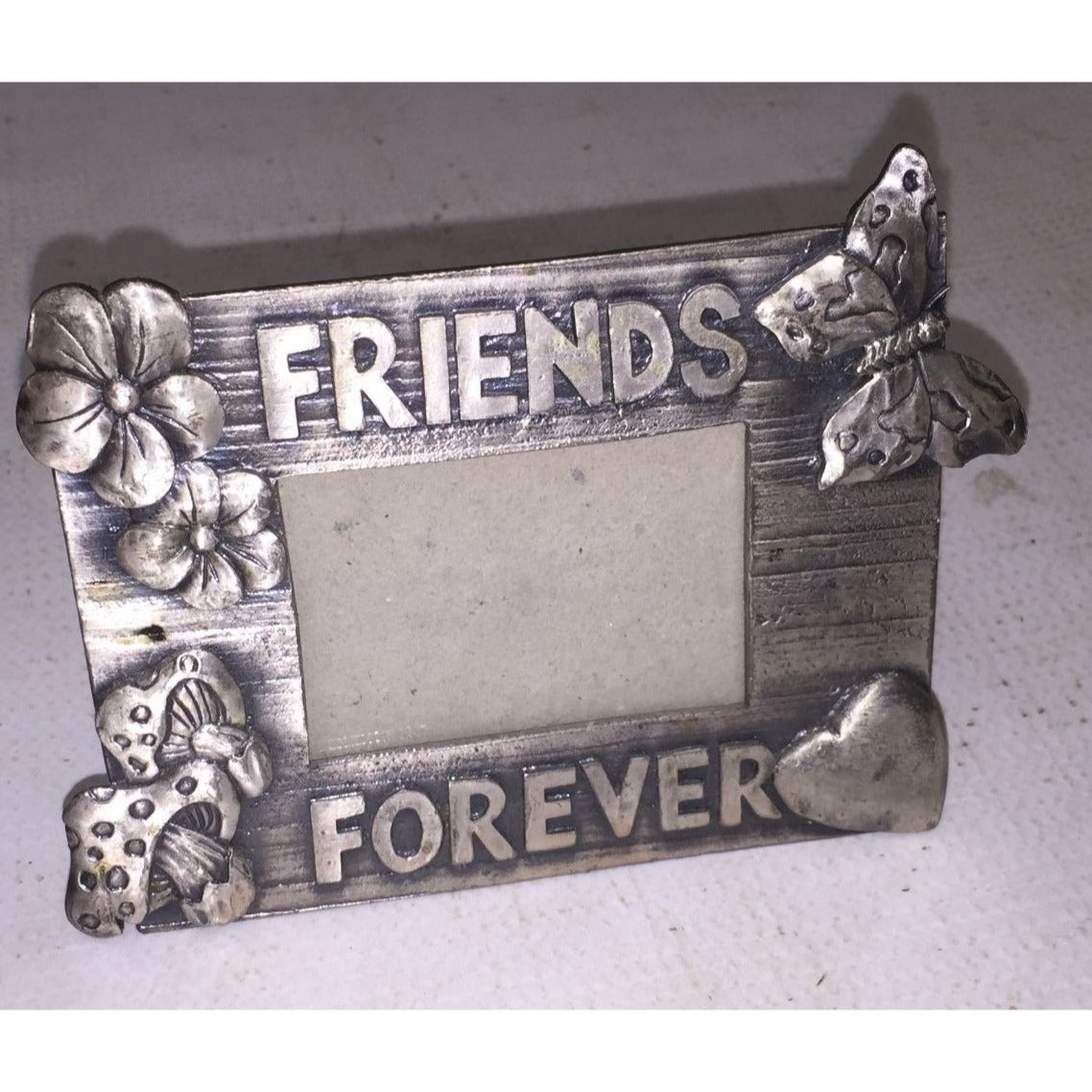 Friends Forever Small Metal Picture Frame - about 4.5 inches by 3.5 inches