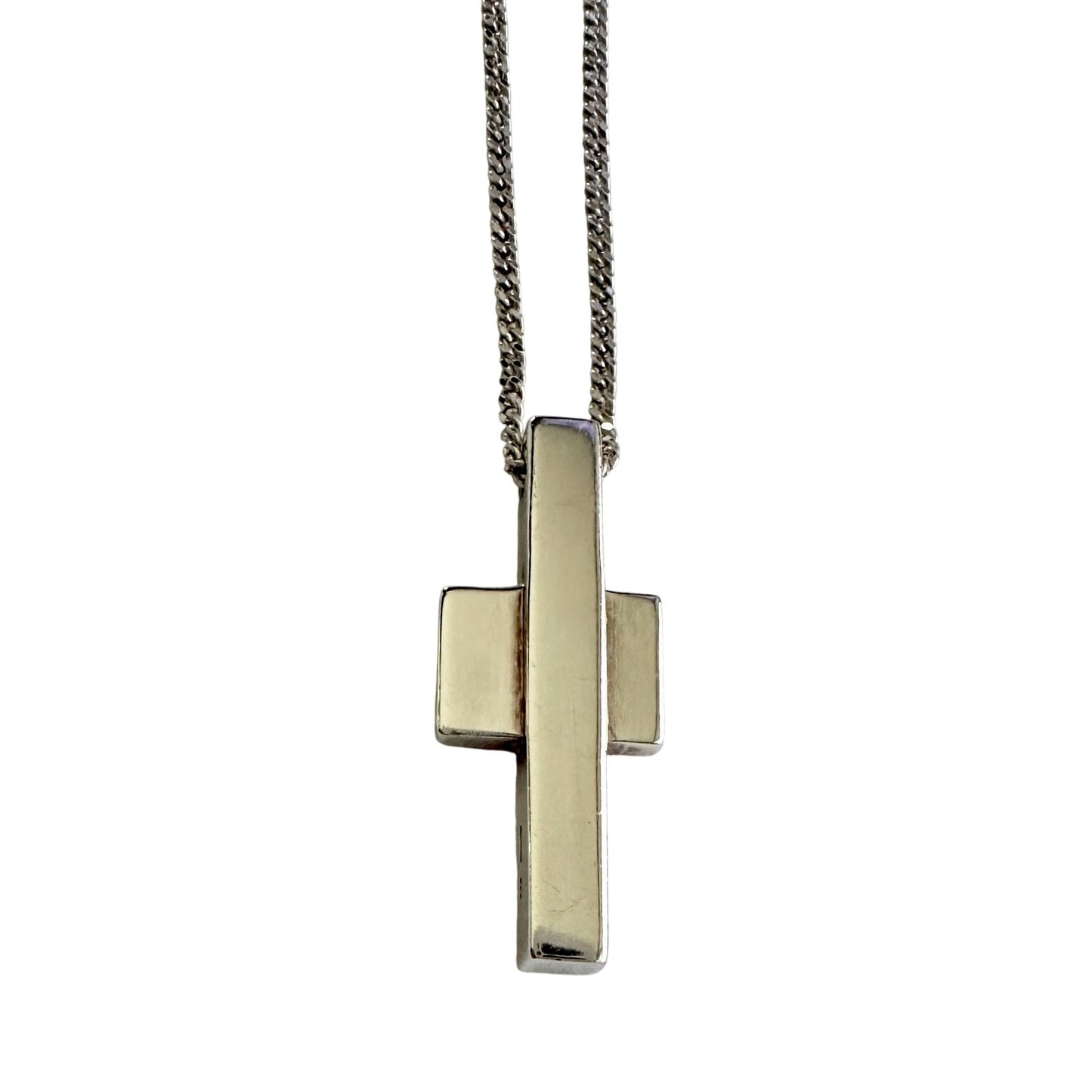 Gucci Thick Abstract Cross Necklace