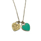 Tiffany & Co "Return To" Double Heart Necklace with Diamond