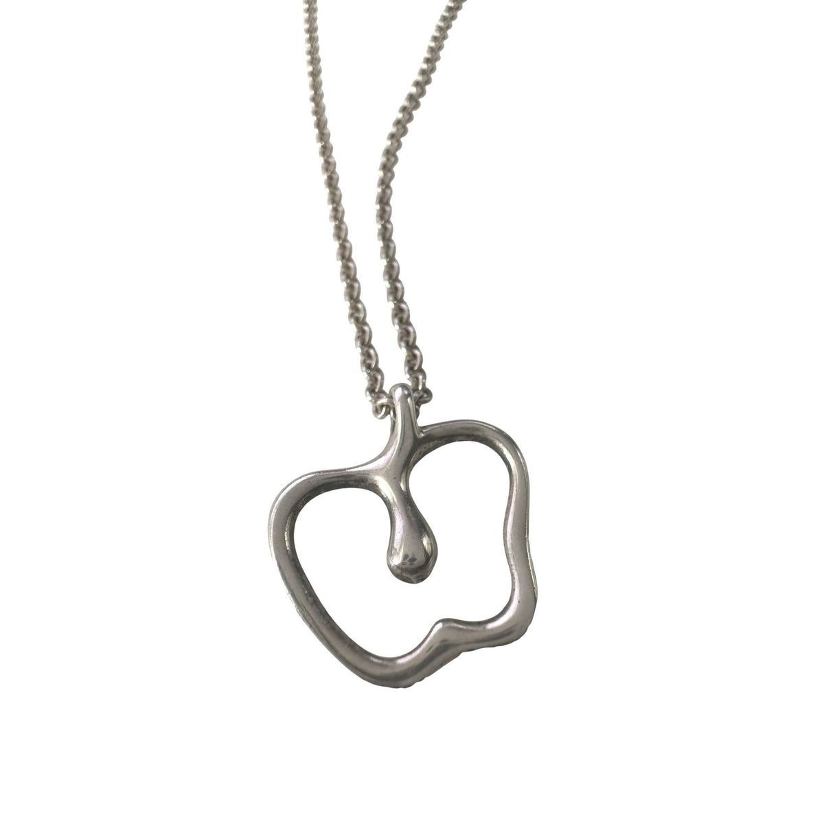 Tiffany & Co Apple Necklace in Sterling Silver - 16" Chain Tiffany & Co.  A+ Stuff