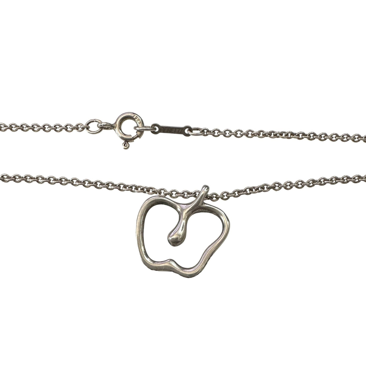 Tiffany & Co Apple Necklace in Sterling Silver - 16" Chain Tiffany & Co.  A+ Stuff
