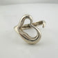 Tiffany & Co Elsa Peretti Open Heart Ring - Sterling Silver - Size 5.5