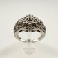 Elegant 1/2 Ct Natural Diamond Illusion Setting Cluster Ring Size 7