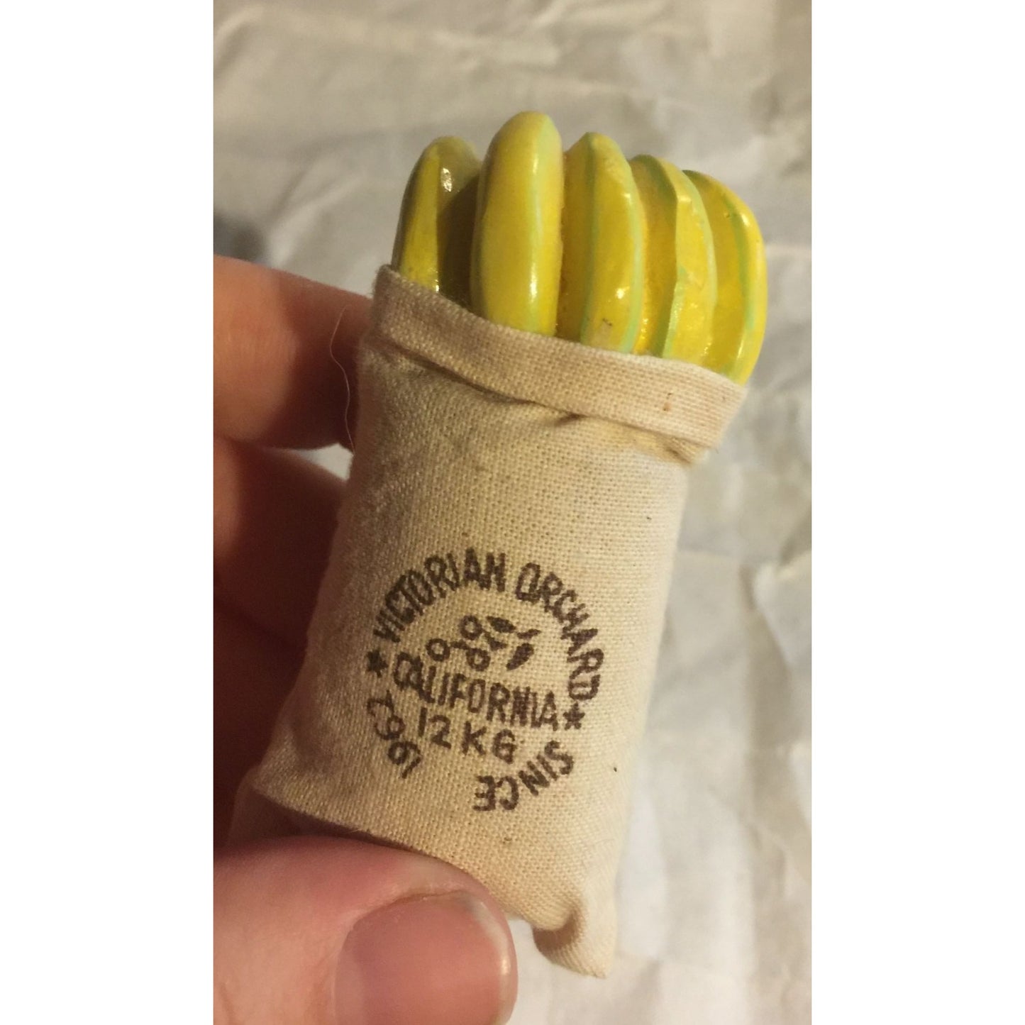 Vintage Sack of Bananas Small 3" Refrigerator Magnet