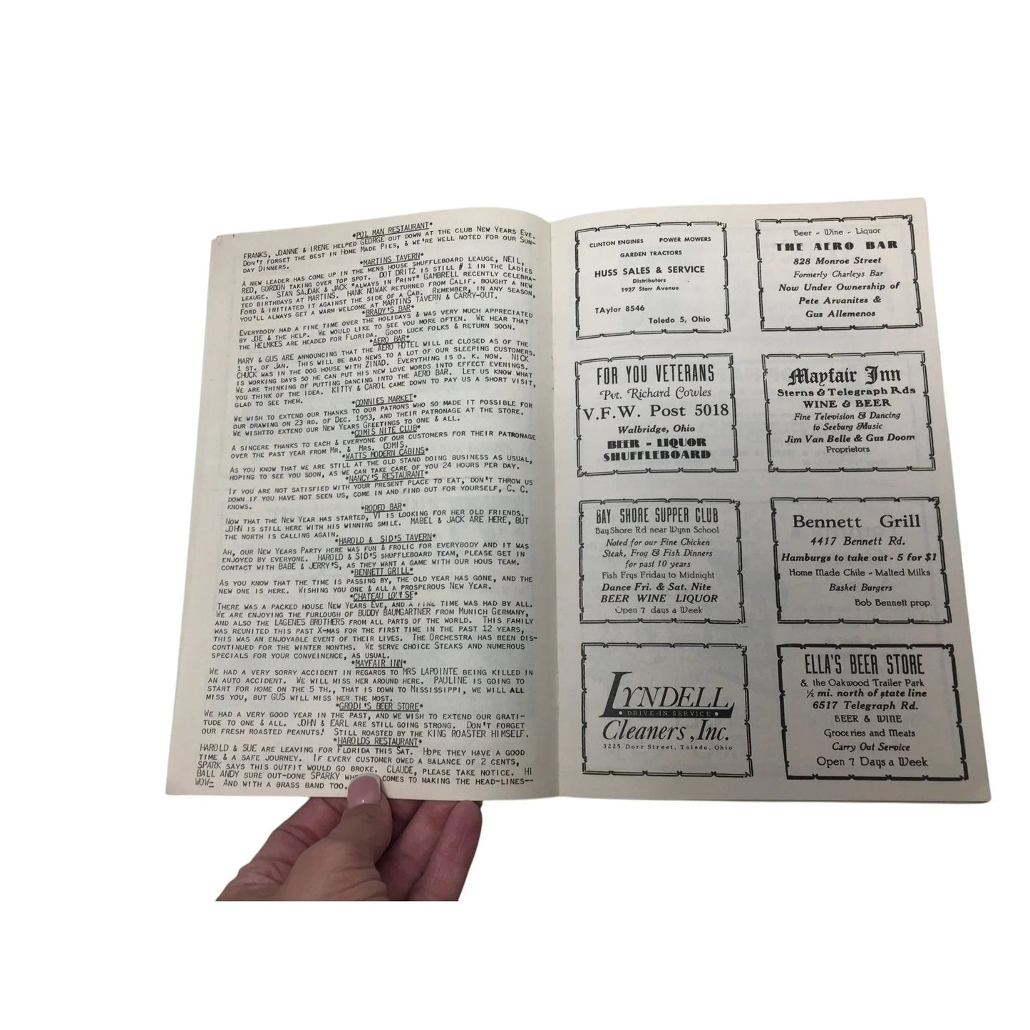 Cabaret Chatter Featuring Bob's Scenic Lounge - Toledo's Caterer's Newsie - A+ Stuff - Books - A+ Stuff