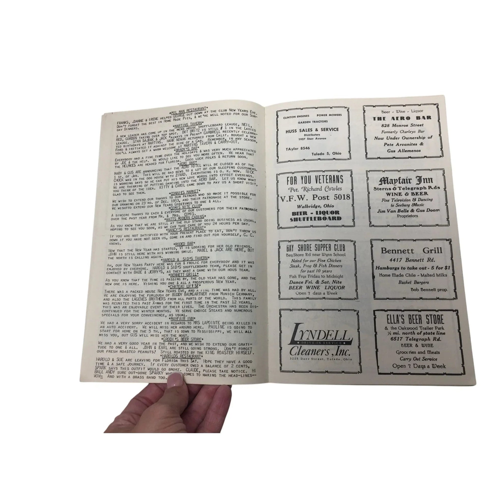 Cabaret Chatter Featuring Bob's Scenic Lounge - Toledo's Caterer's Newsie - A+ Stuff - Books - A+ Stuff