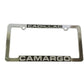CADILLAC CAMARGO SILVER/BLACK LICENSE PLATE COVER/FRAME - A+ Stuff - Auto Part - A+ Stuff