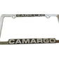 CADILLAC CAMARGO SILVER/BLACK LICENSE PLATE COVER/FRAME - A+ Stuff - Auto Part - A+ Stuff