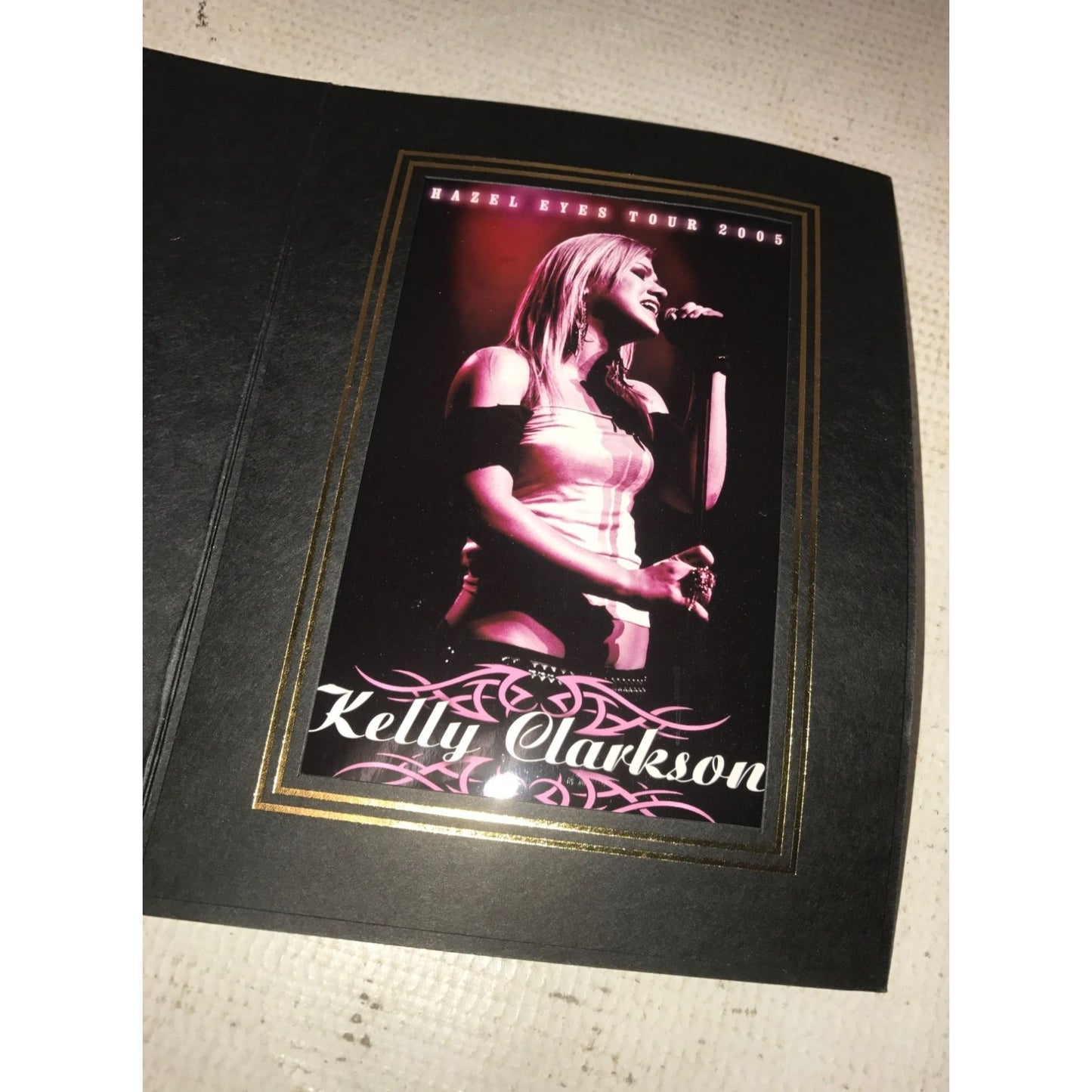 Hazel Eyes Tour 2005 Kelly Clarkson Vintage Music Concert Souvenir