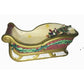 Cardinal Sleigh 2 Pc Christmas Hand Painted Ceramic Chip & Dip Set - Cardinal Inc. - Holiday Table Decor - A+ Stuff