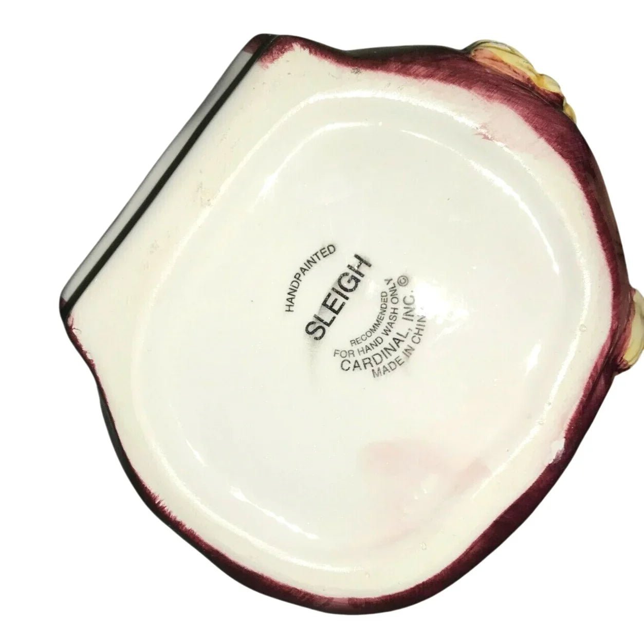 Cardinal Sleigh 2 Pc Christmas Hand Painted Ceramic Chip & Dip Set - Cardinal Inc. - Holiday Table Decor - A+ Stuff