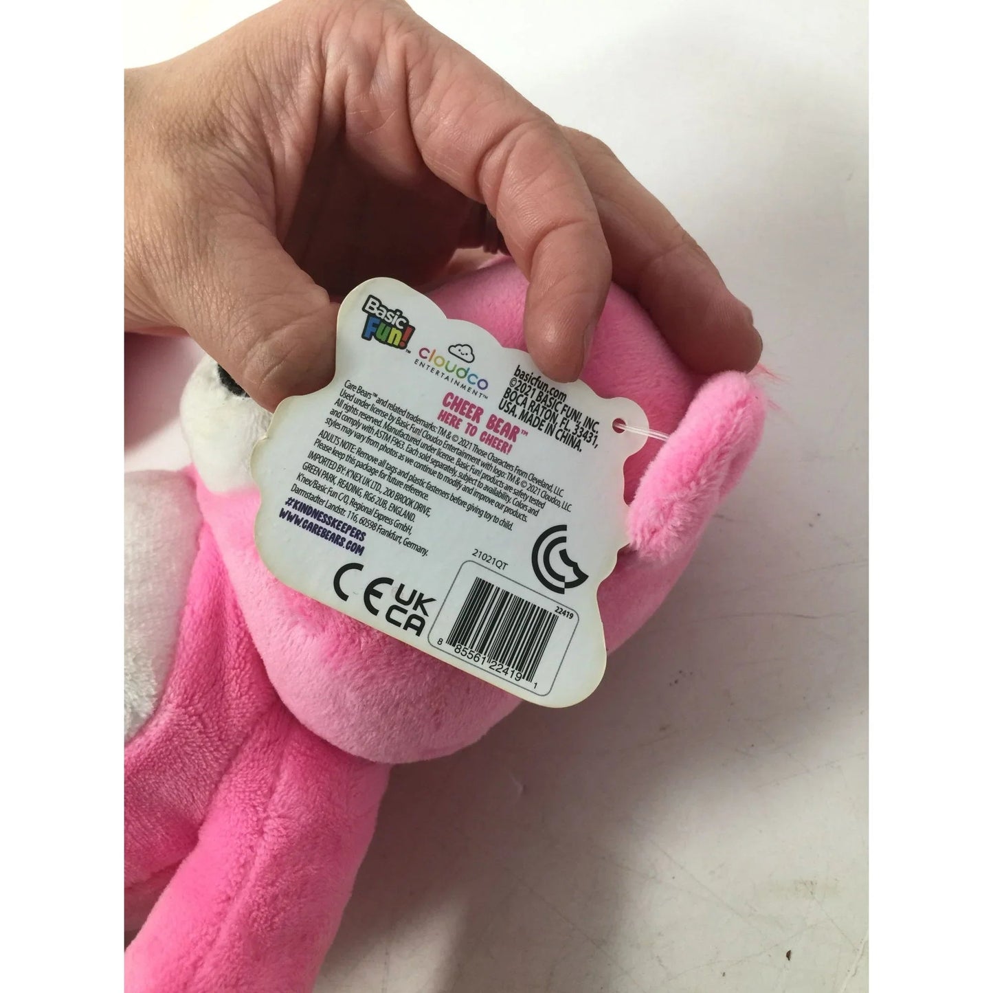 Care Bears Pink Cheer Bear - New with Tag - care bears - Stuffed Animals - A+ Stuff