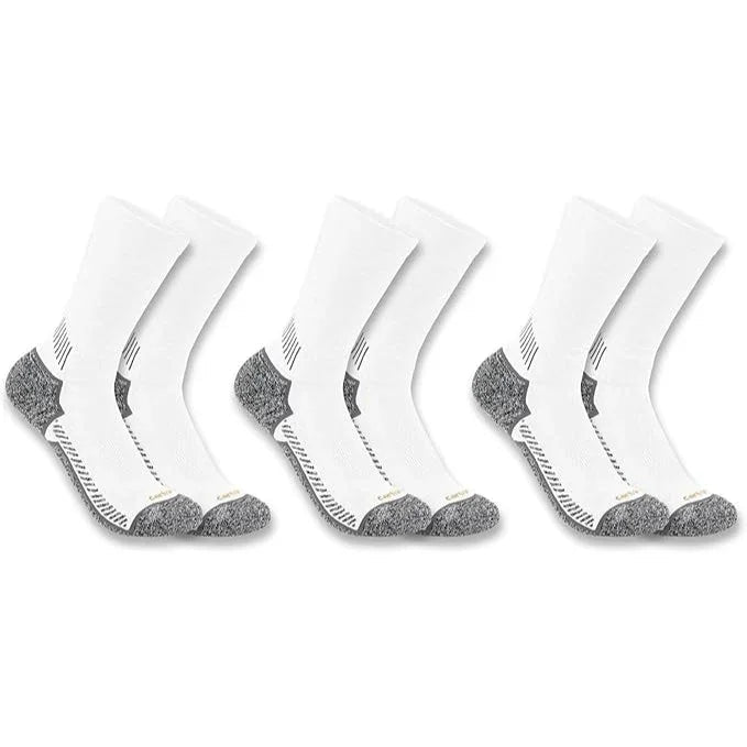 Carhartt Men's SC4223M Force® Midweight Crew Sock - 5 Pairs! - Carhartt - Men's Socks - A+ Stuff