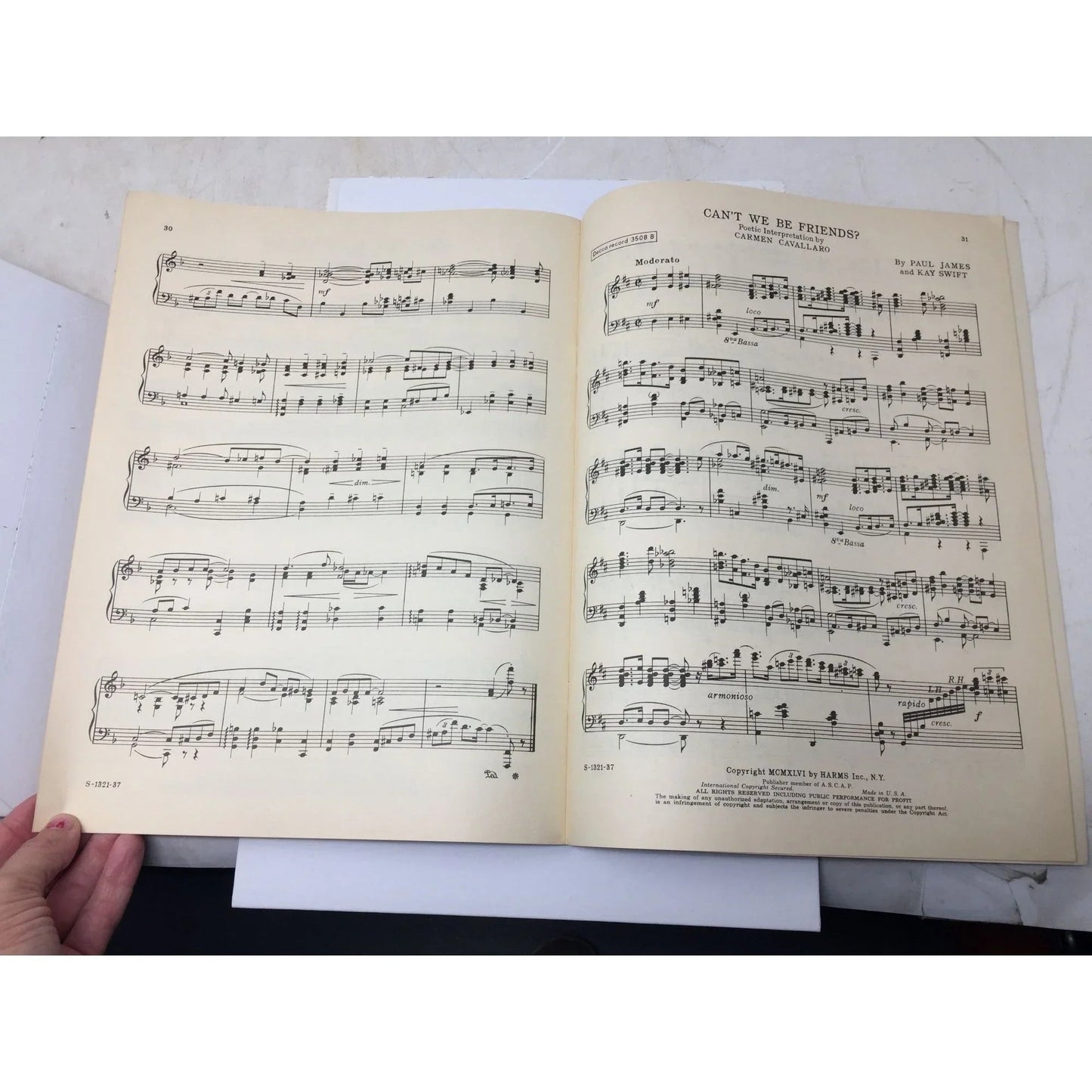 ''Carmen Cavallaro's Keyboard Creations'' Sheet Music Book - A+ Stuff - SHEET MUSIC - A+ Stuff