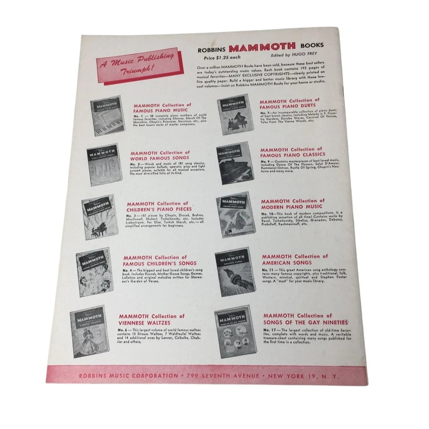 ''Carmen Cavallaro's Parade of Hits For Piano'' Sheet Music Book - A+ Stuff - SHEET MUSIC - A+ Stuff