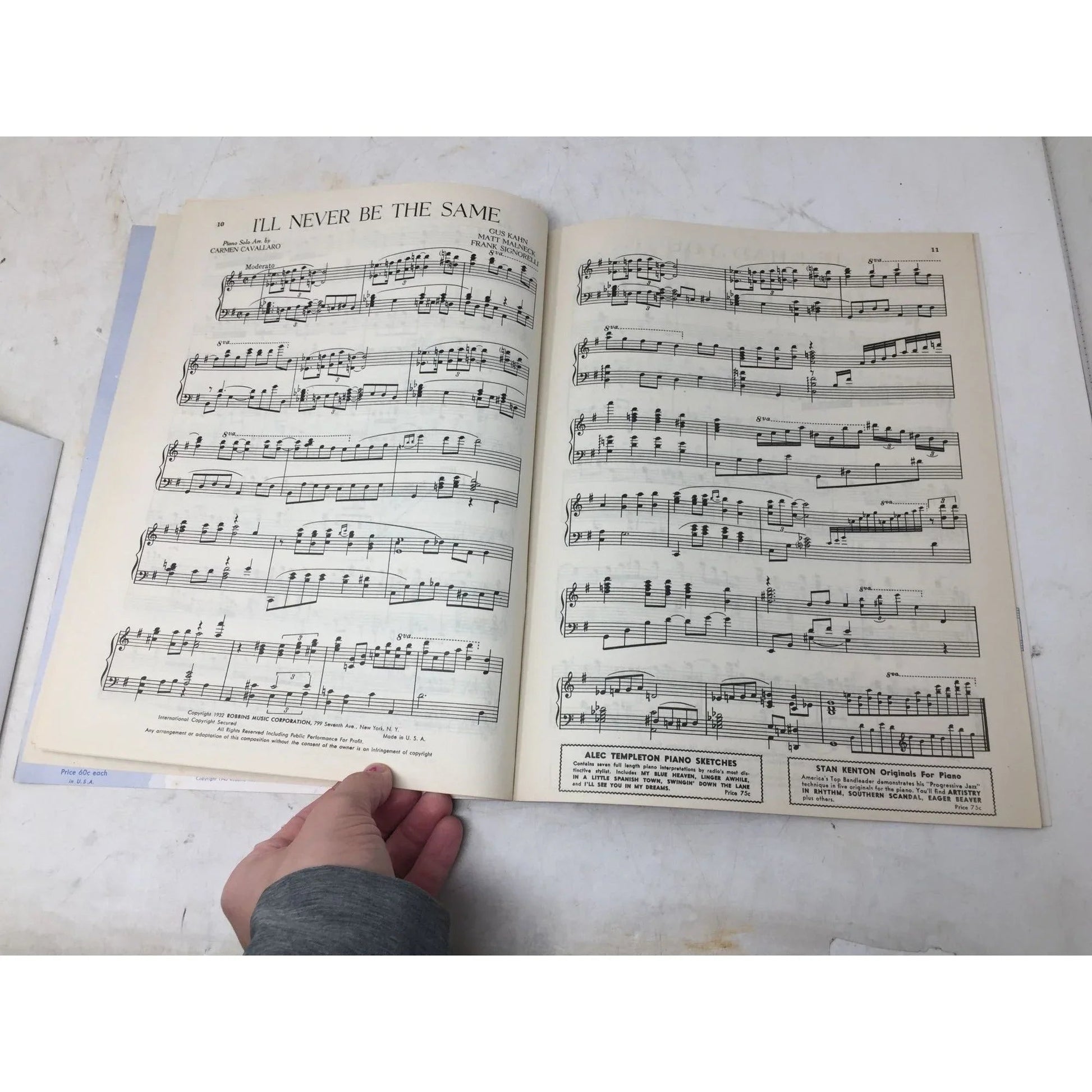 ''Carmen Cavallaro's Parade of Hits For Piano'' Sheet Music Book - A+ Stuff - SHEET MUSIC - A+ Stuff