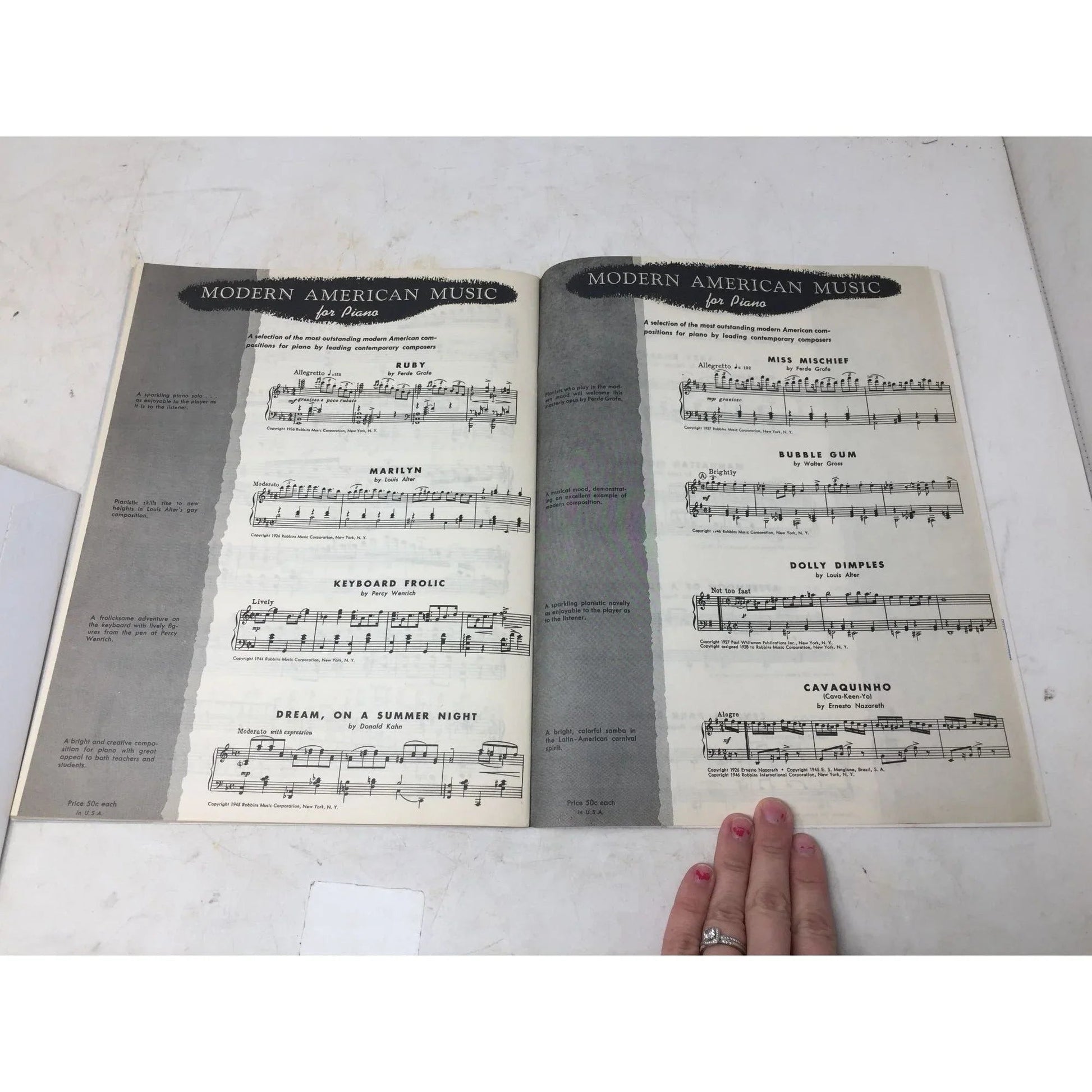 ''Carmen Cavallaro's Parade of Hits For Piano'' Sheet Music Book - A+ Stuff - SHEET MUSIC - A+ Stuff