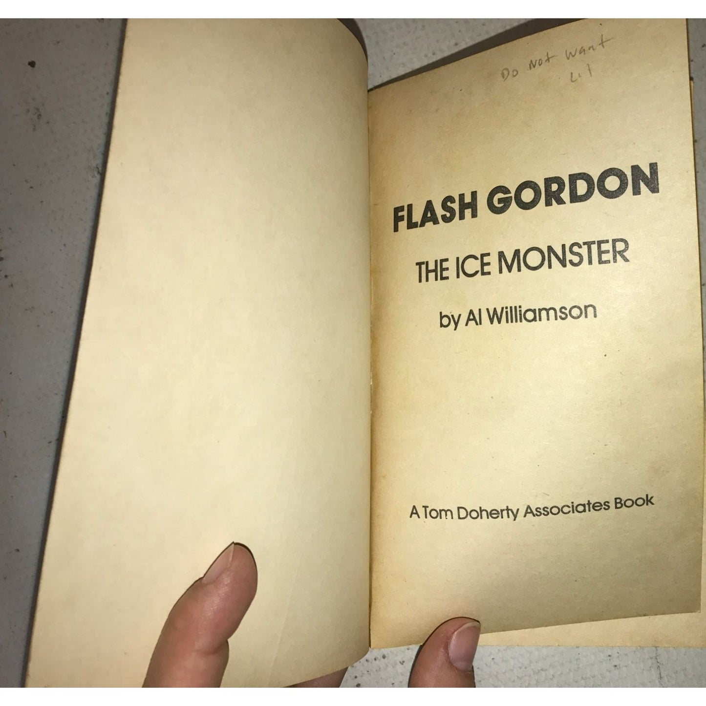 Flash Gordon The Ice Monster Paperback Book by Al Williamson