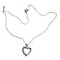 Beautiful Heart Necklace - Illusion Set Diamond Accent