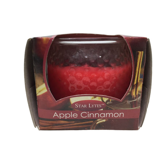 Star Lytes- Apple Cinnamon Red Candle- New in Box - Last up to 30 hours!