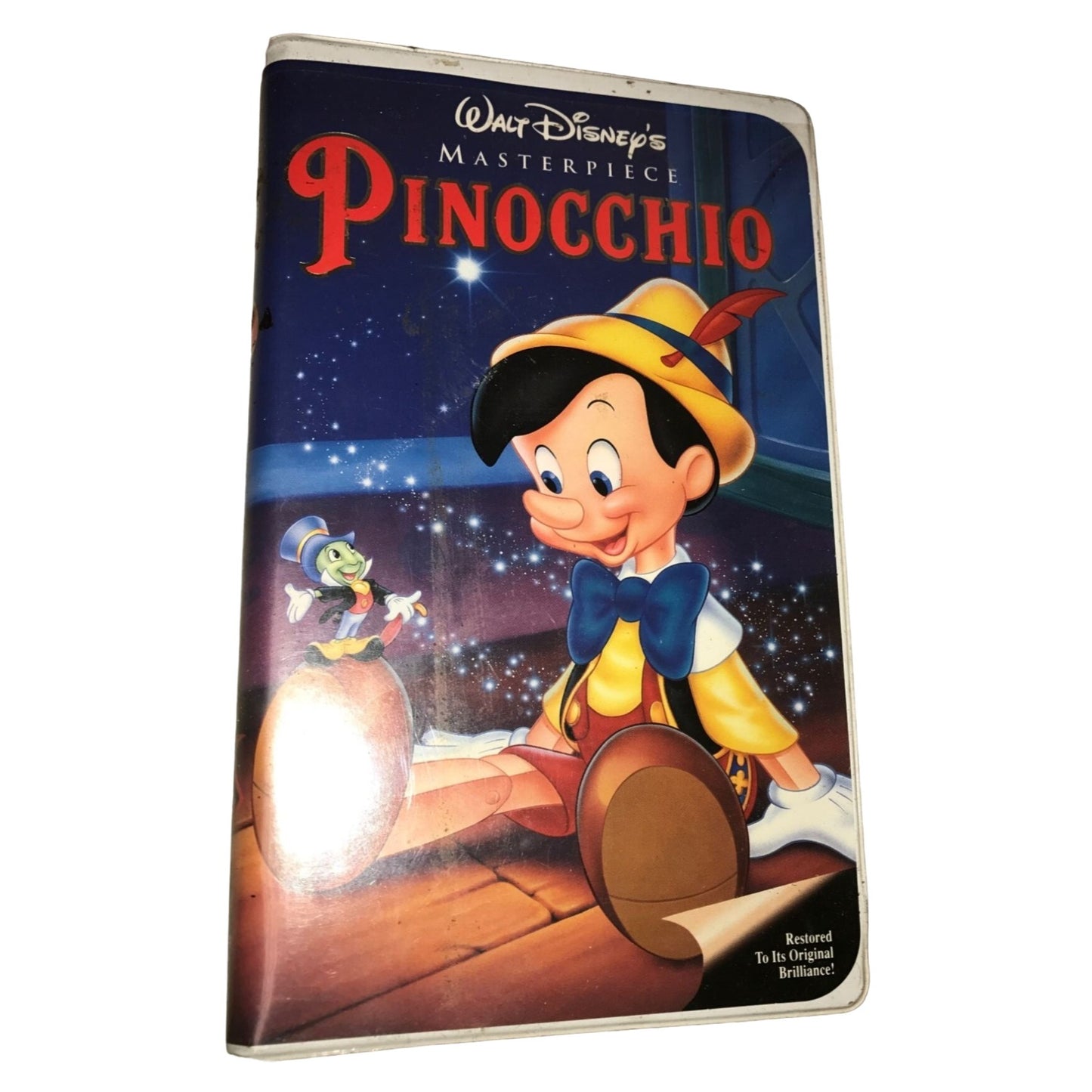 Walt Disney's Masterpiece Pinocchio VHS Tape with Case