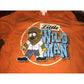 Little Wild Man Size 12 mos boys shirt - long sleeves orange - Kids shirt