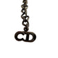 Christian Dior Dog Tag Style Necklace - Gunmetal