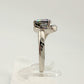 Trillion Cut Mystic Topaz Ring Size 7 - Sterling