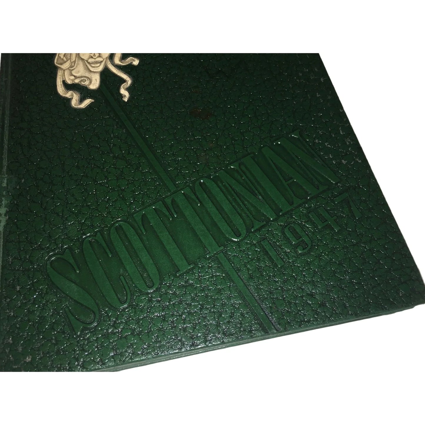 Scottonian 1947 Vintage Black/White Highschool Yearbook Memorabilia - A+ Stuff