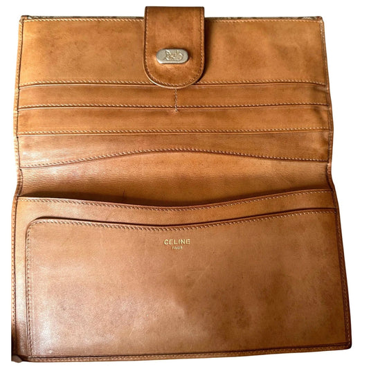 CELINE Horse Carriage C Macadam PVC Long Bifold Wallet Purse - Celine - Luxury Item - A+ Stuff