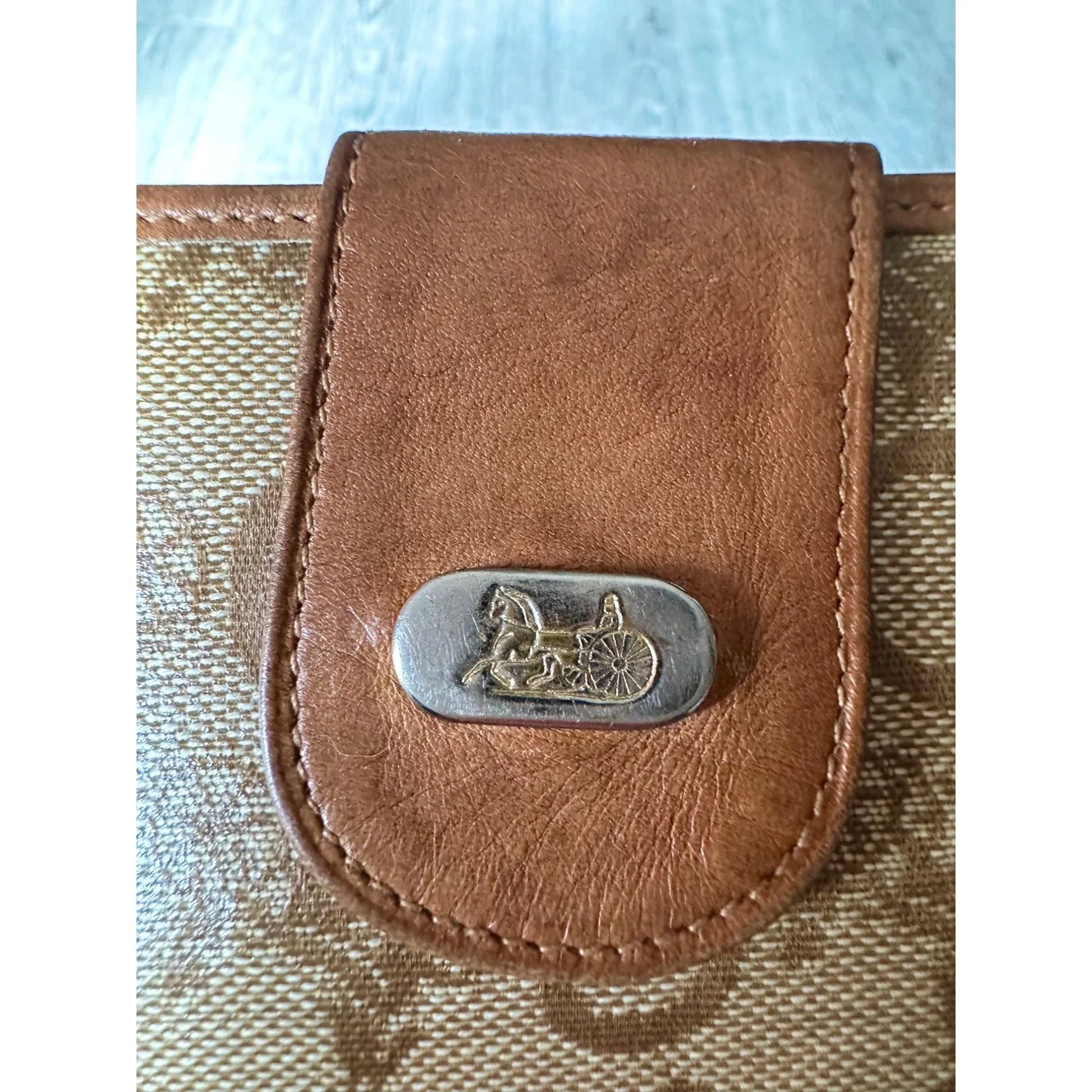 CELINE Horse Carriage C Macadam PVC Long Bifold Wallet Purse - Celine - Luxury Item - A+ Stuff